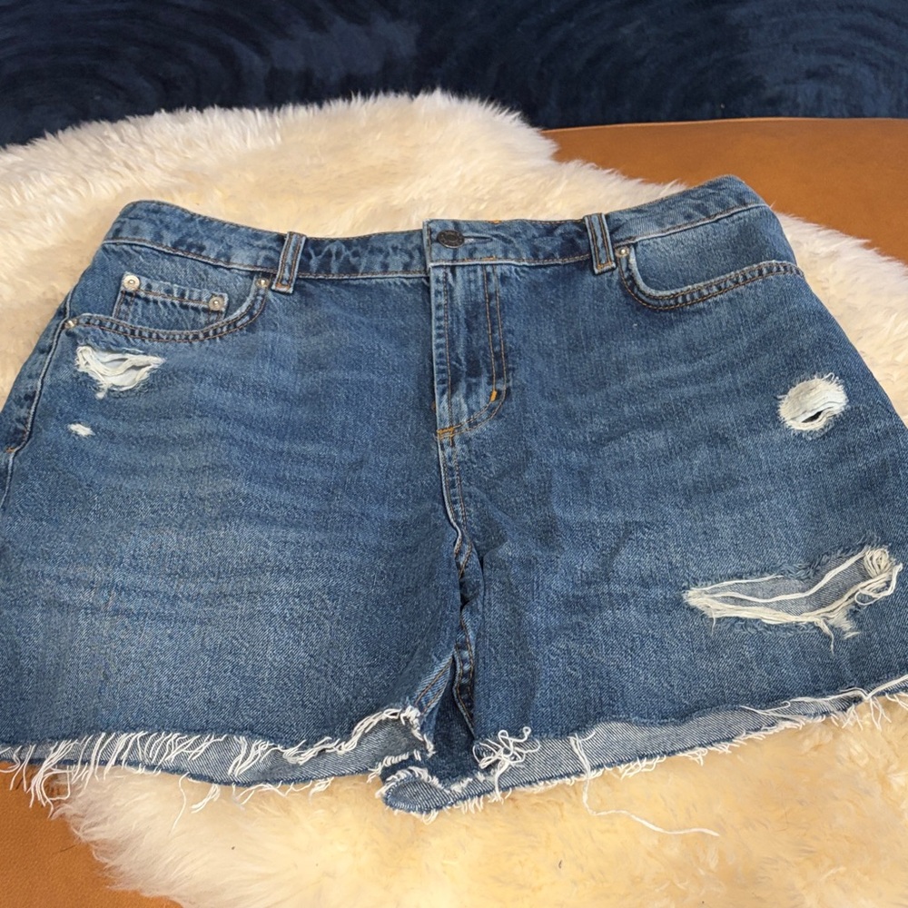 Rails Hermosa Denim Distressed Women's Shorts - Blue size 29